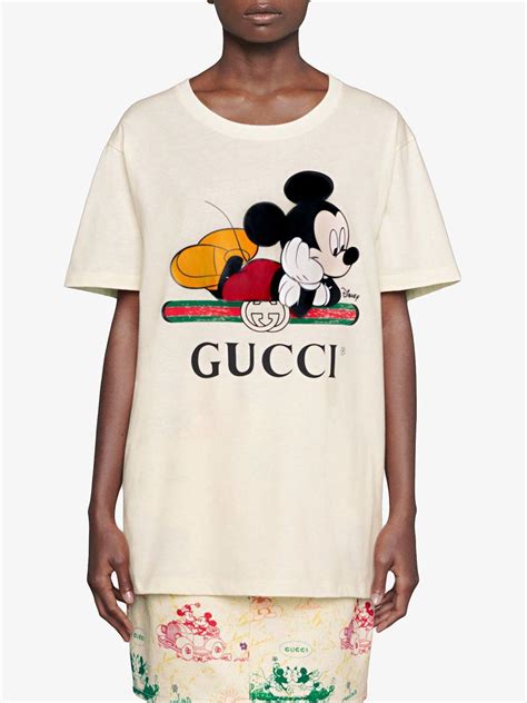 mickey mouse gucci shirt